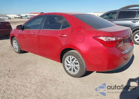 2017 Toyota Corolla Le from USA, damaged, VIN 5YFBURHE4HP612074